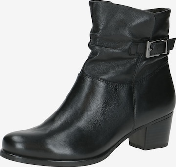 Bottines CAPRICE en noir : devant
