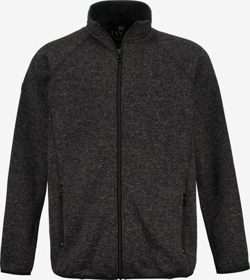 JAY-PI Fleece Jacket in Black: front