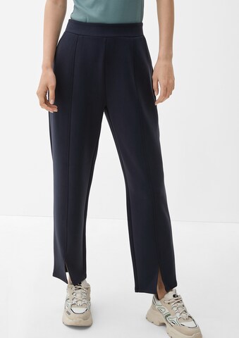 s.Oliver Regular Trousers in Blue: front