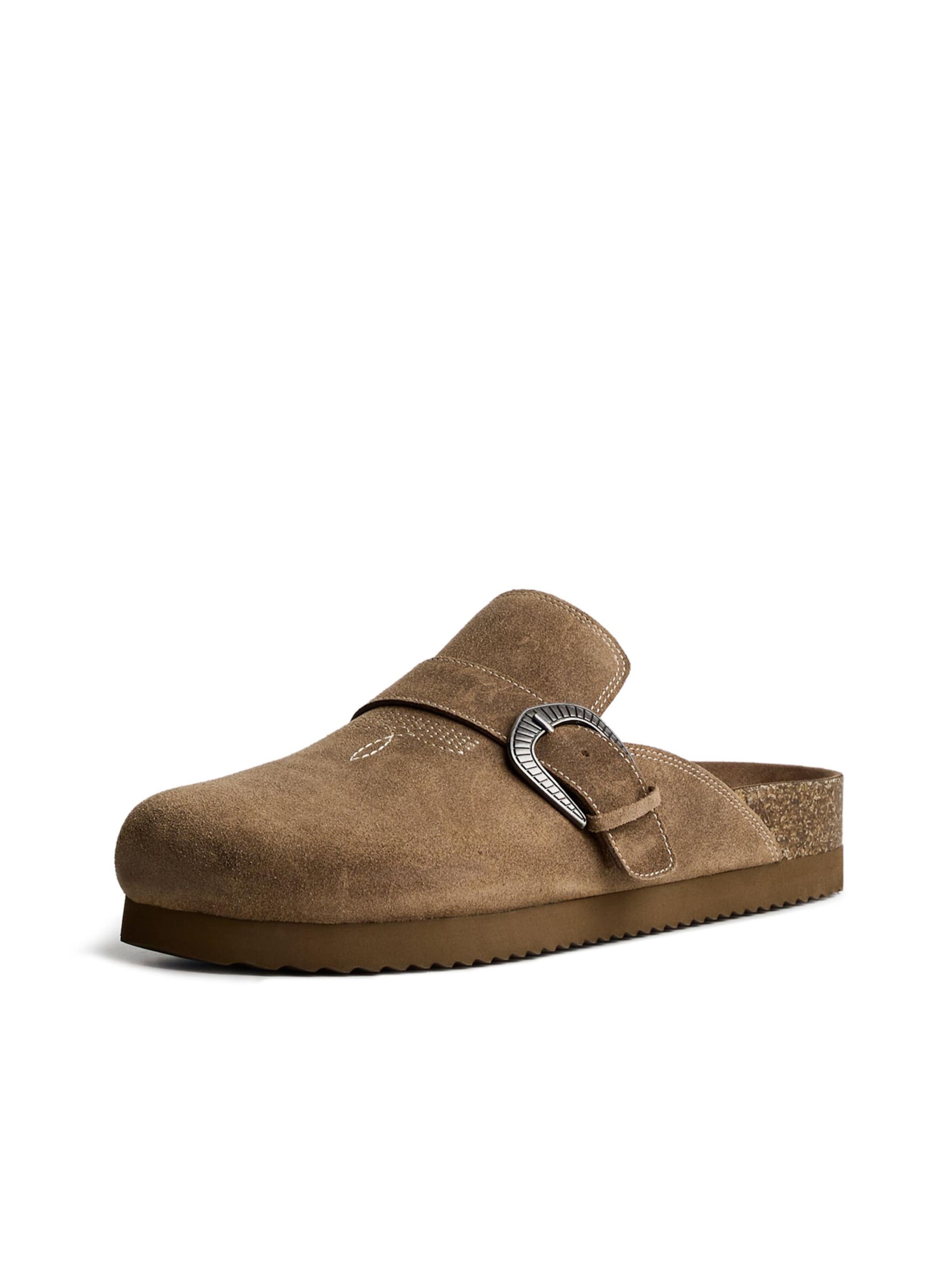 Bershka Сабо в бежово: отпред