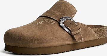 Bershka Puukengät & Crocs-jalkineet värissä beige: etupuoli