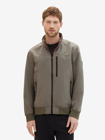 TOM TAILOR Between-Season Jacket in Green: front