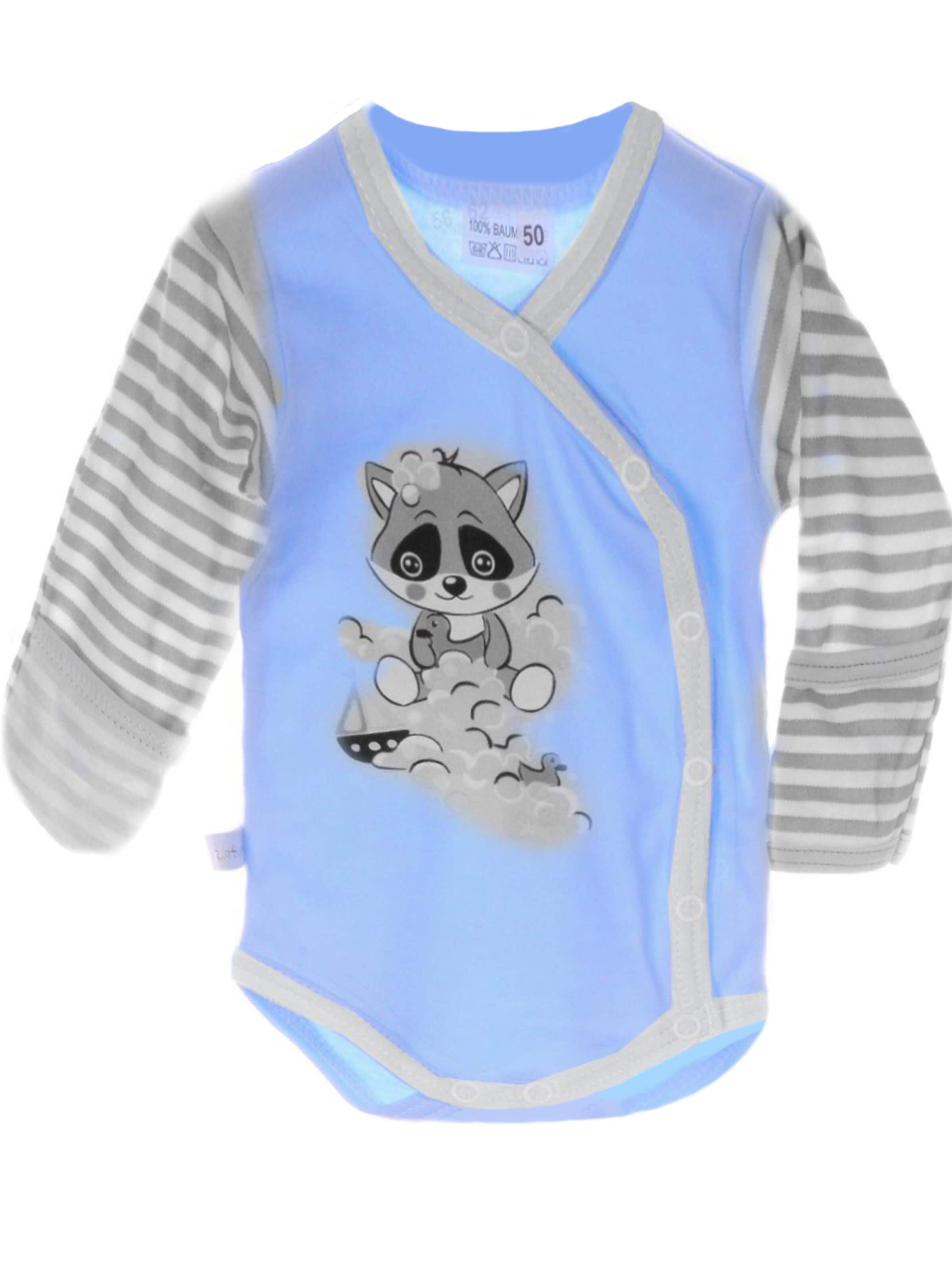 La Bortini Strampler/Body‌‌‌‌‌‌‌ in Blau: Vorderseite