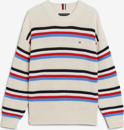 TOMMY HILFIGER Trui in de kleur Beige / Blauw / Rood / Zwart, Productweergave