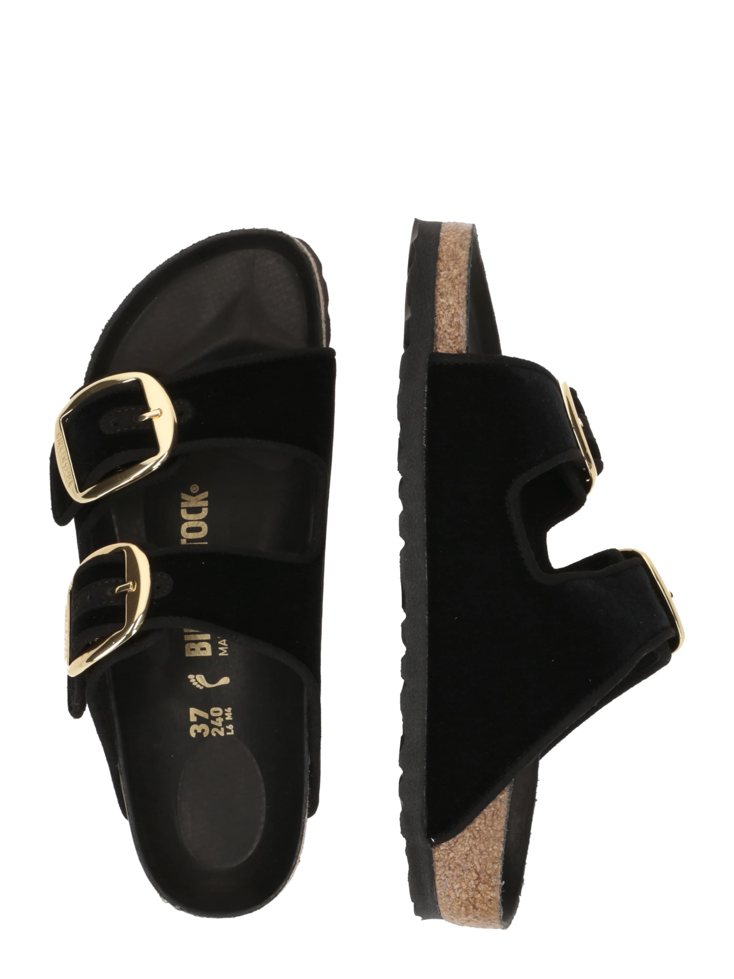 BIRKENSTOCK Nizki natikači 'Arizona' | črna barva