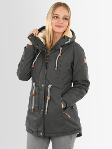 NAVAHOO Winterjacke in Grau
