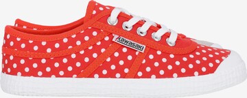 KAWASAKI Sneakers laag 'Polka' in Rood