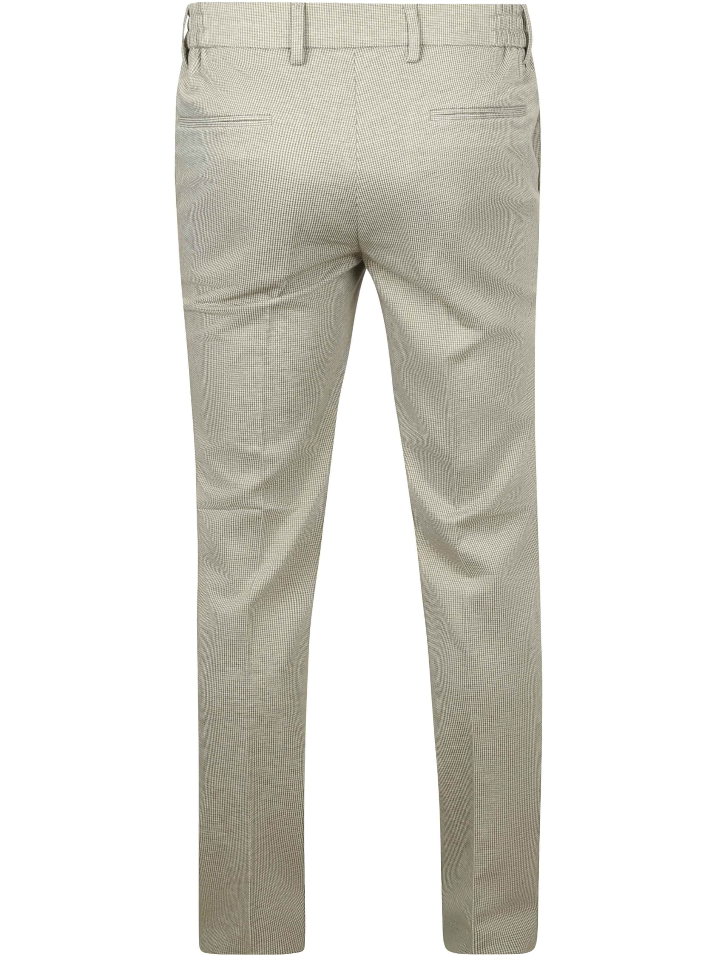 Coupe slim Pantalon à plis Suitable en vert
