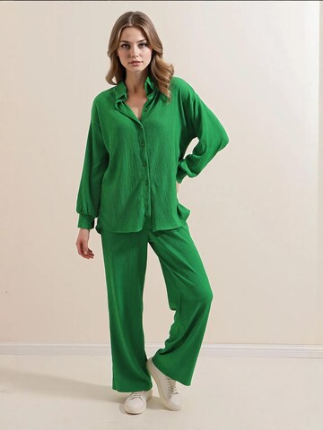 Bigdart - Calças de fato em verde: frente