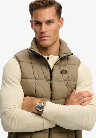 Superdry & Co Vest 'Fuji' in Brown