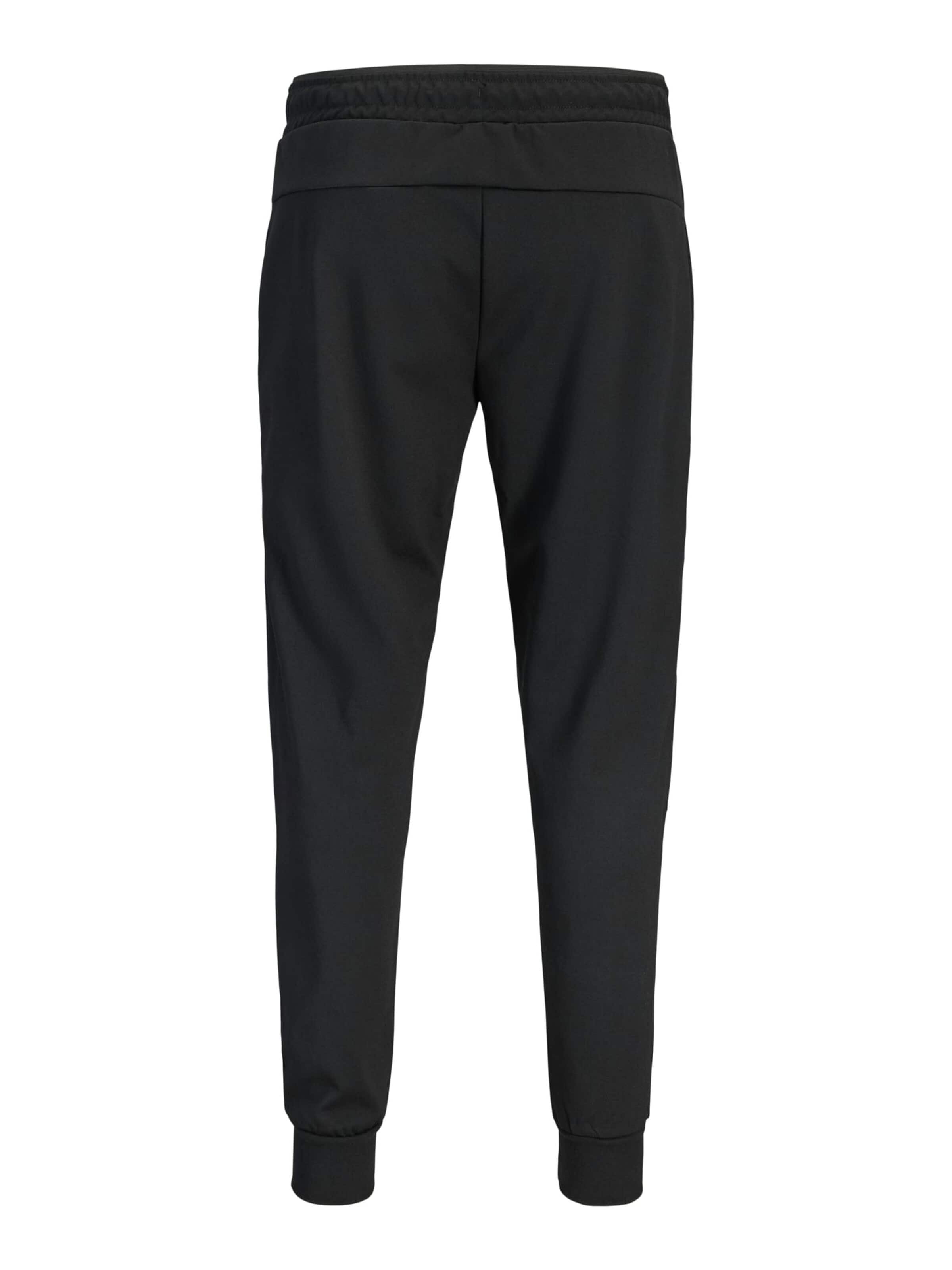JACK & JONES Baggy Sportbroek 'Gordon' in Zwart