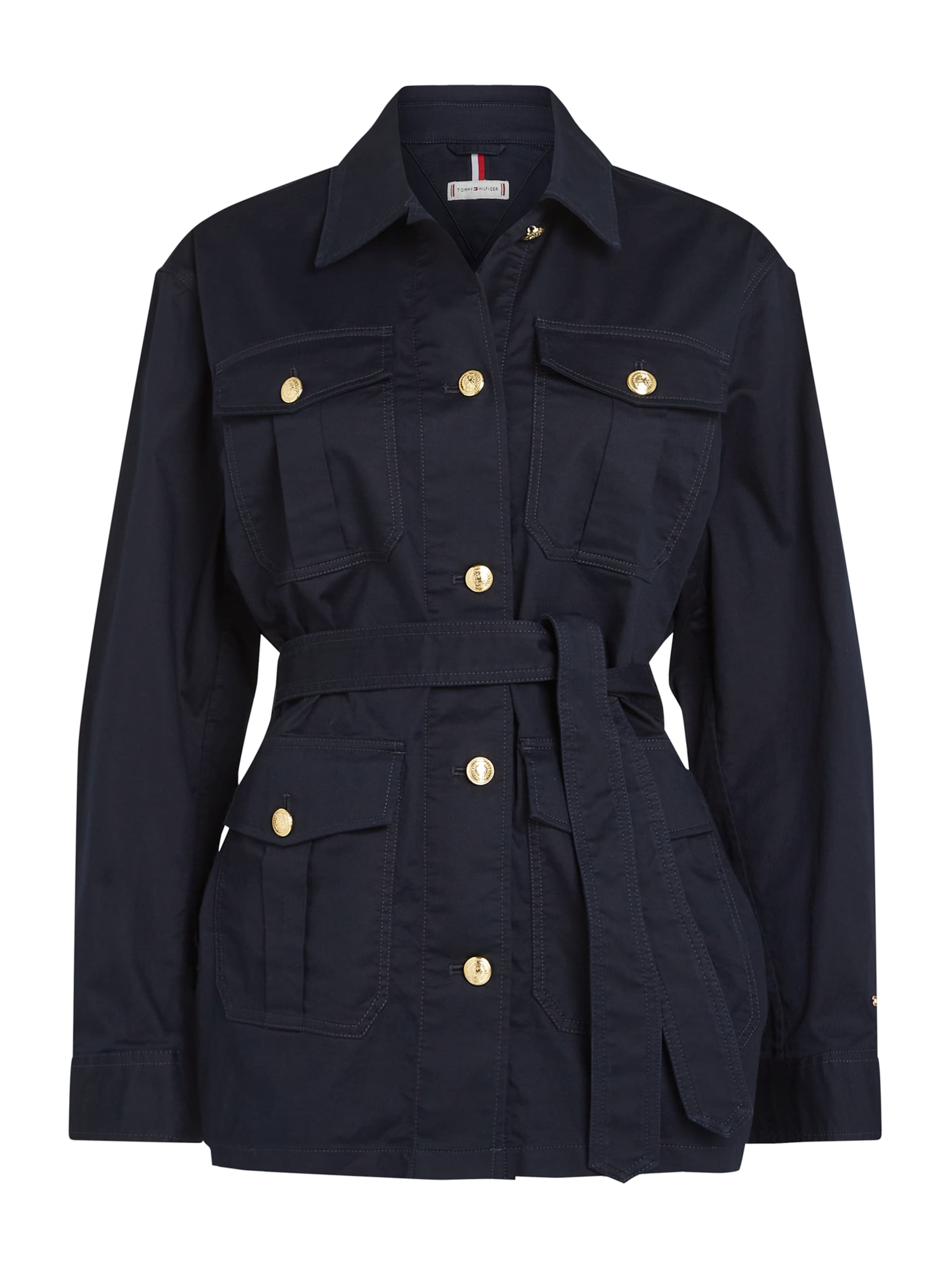 TOMMY HILFIGER Демисезонная куртка в Синий: спереди