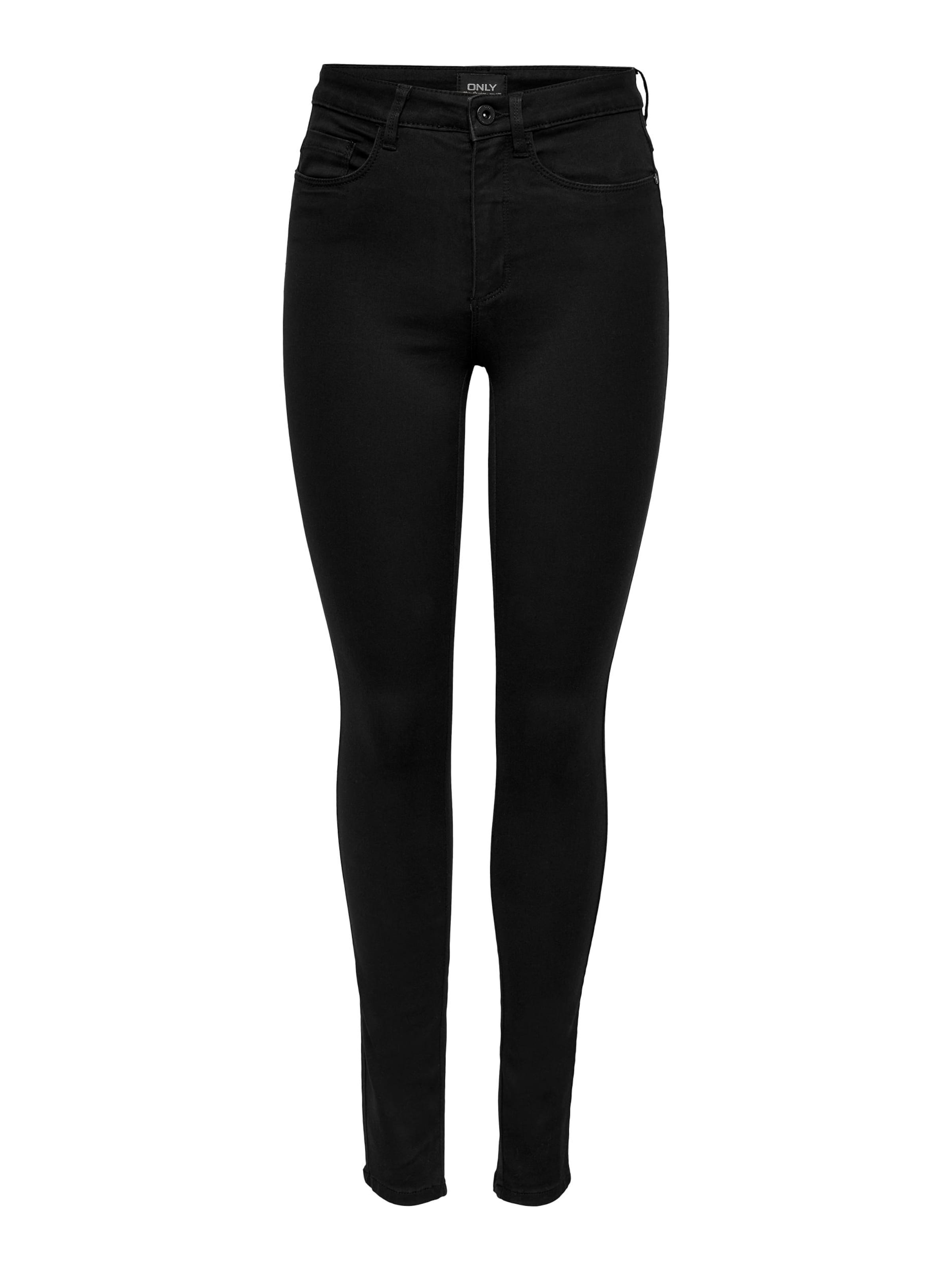 Frauen Große Größen ONLY Jeans 'Royal' in Schwarz - OF98001