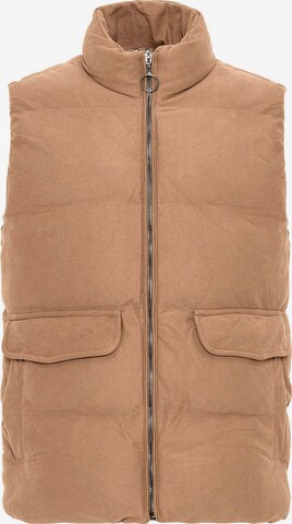 Gilet Antioch en beige : devant