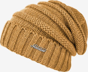 Neverless Beanie 'Model 36931' in Yellow: front