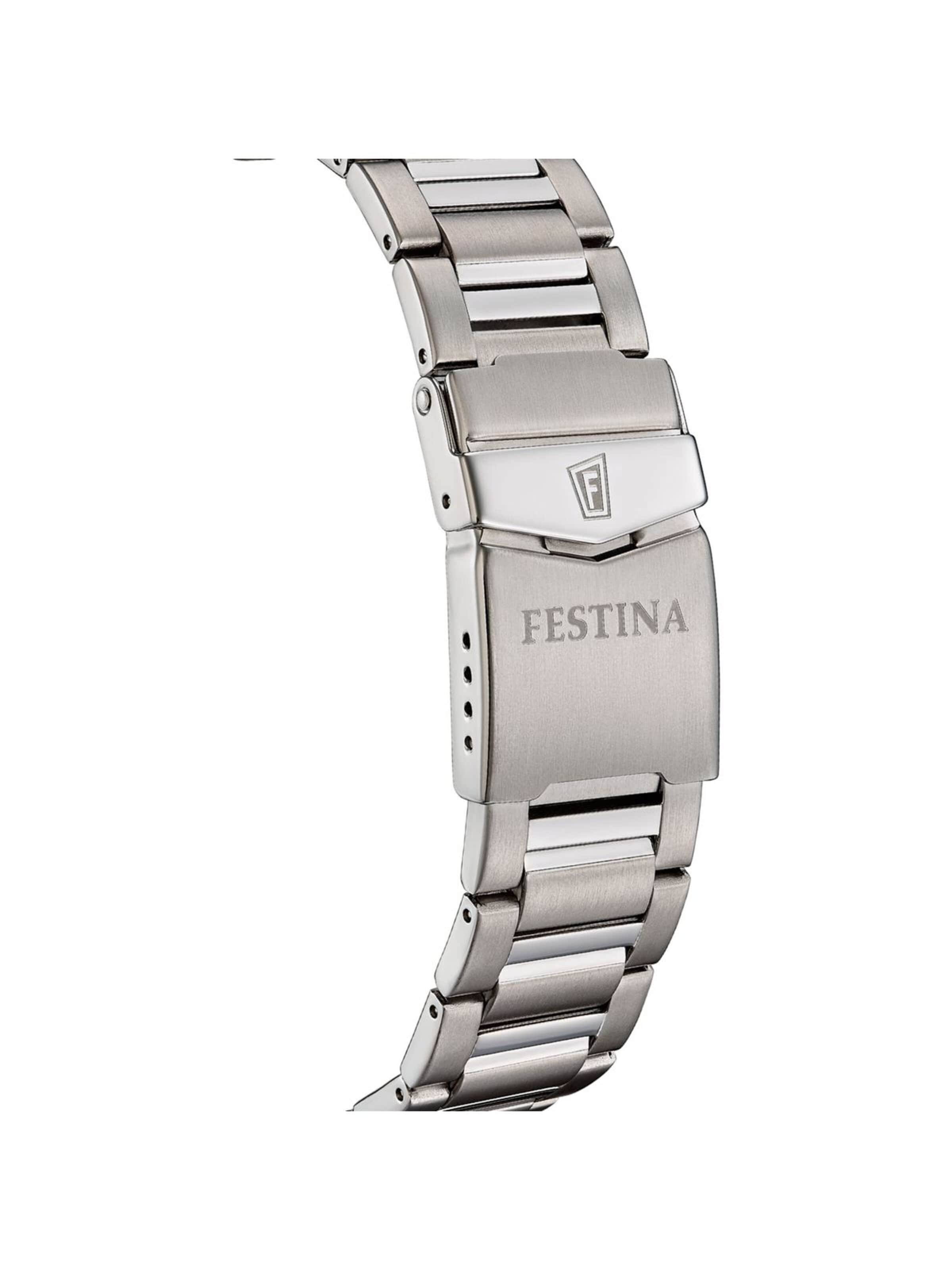 Montre à affichage analogique 'Festina - Watch Calendario Titanium - Quartz watch movement - Watch case width: 43 mm' FESTINA en noir