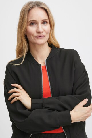 Fransa Between-season jacket 'Krista ' in Black
