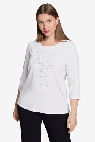 Ulla Popken Shirt in Wit: voorkant