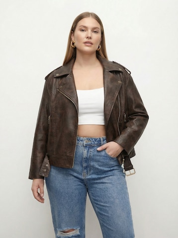 CITA MAASS Overgangsjakke i brun: forside