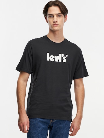 LEVI'S ® Shirt 'SS Relaxed Fit Tee' in Schwarz: predná strana