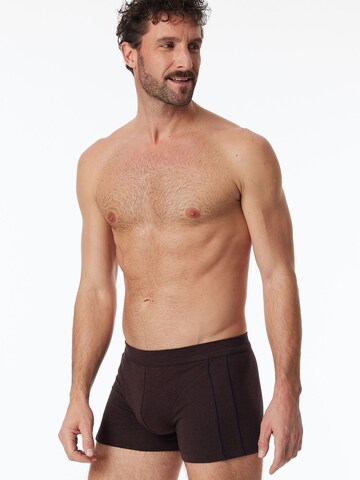 SCHIESSER - Calzoncillo boxer en marrón