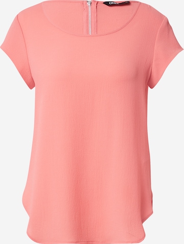 Camicia da donna 'Vic' di ONLY in rosa: frontale