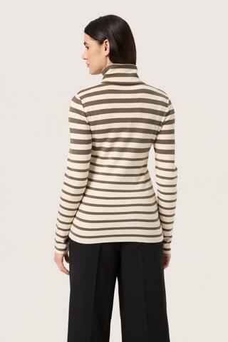 Pull-over 'Spina' SOAKED IN LUXURY en marron