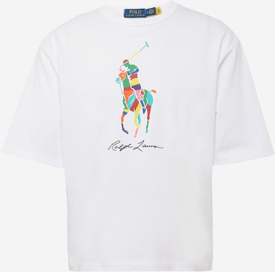 Tricou Polo Ralph Lauren pe albastru deschis / galben / portocaliu / alb, Vizualizare produs