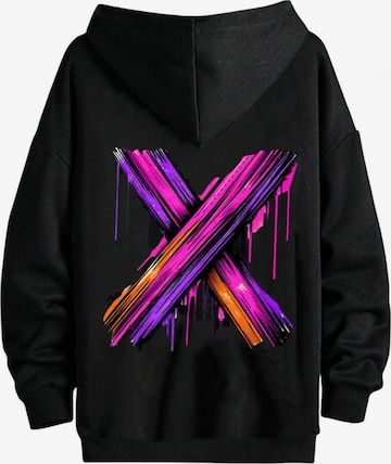 RMK Sweatshirt 'X' in Schwarz: Vorderseite