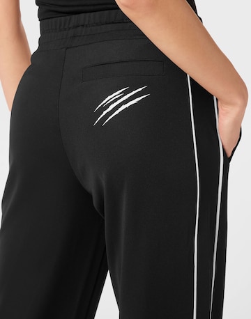 regular Pantaloni di Plein Sport in nero