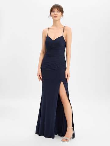 Robe de soirée Luxuar Fashion en bleu : devant
