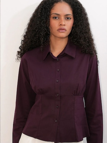 Bigdart Blouse in Purple: front