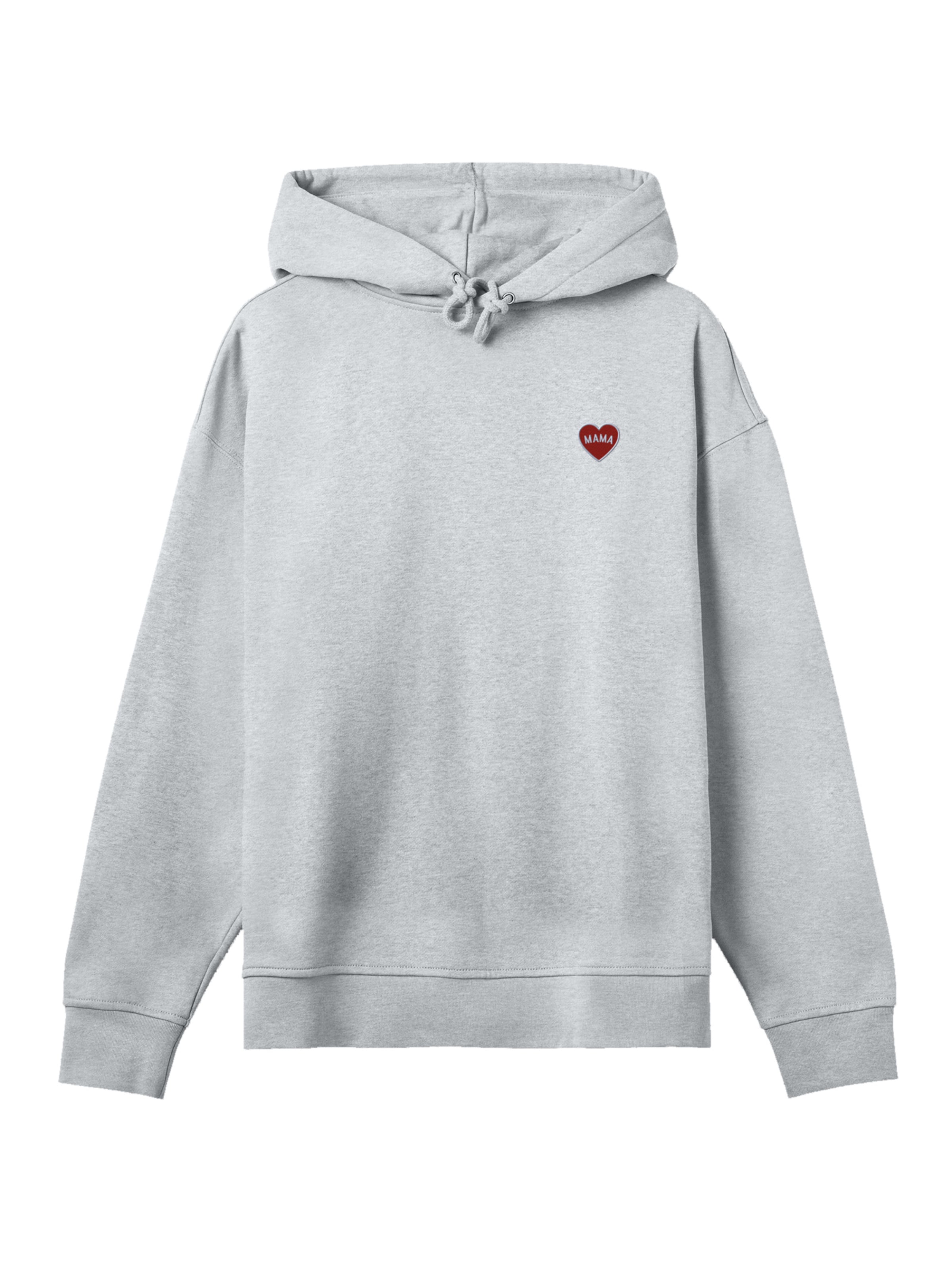 Sweat-shirt 'Mama Herz' F4NT4STIC en gris : devant
