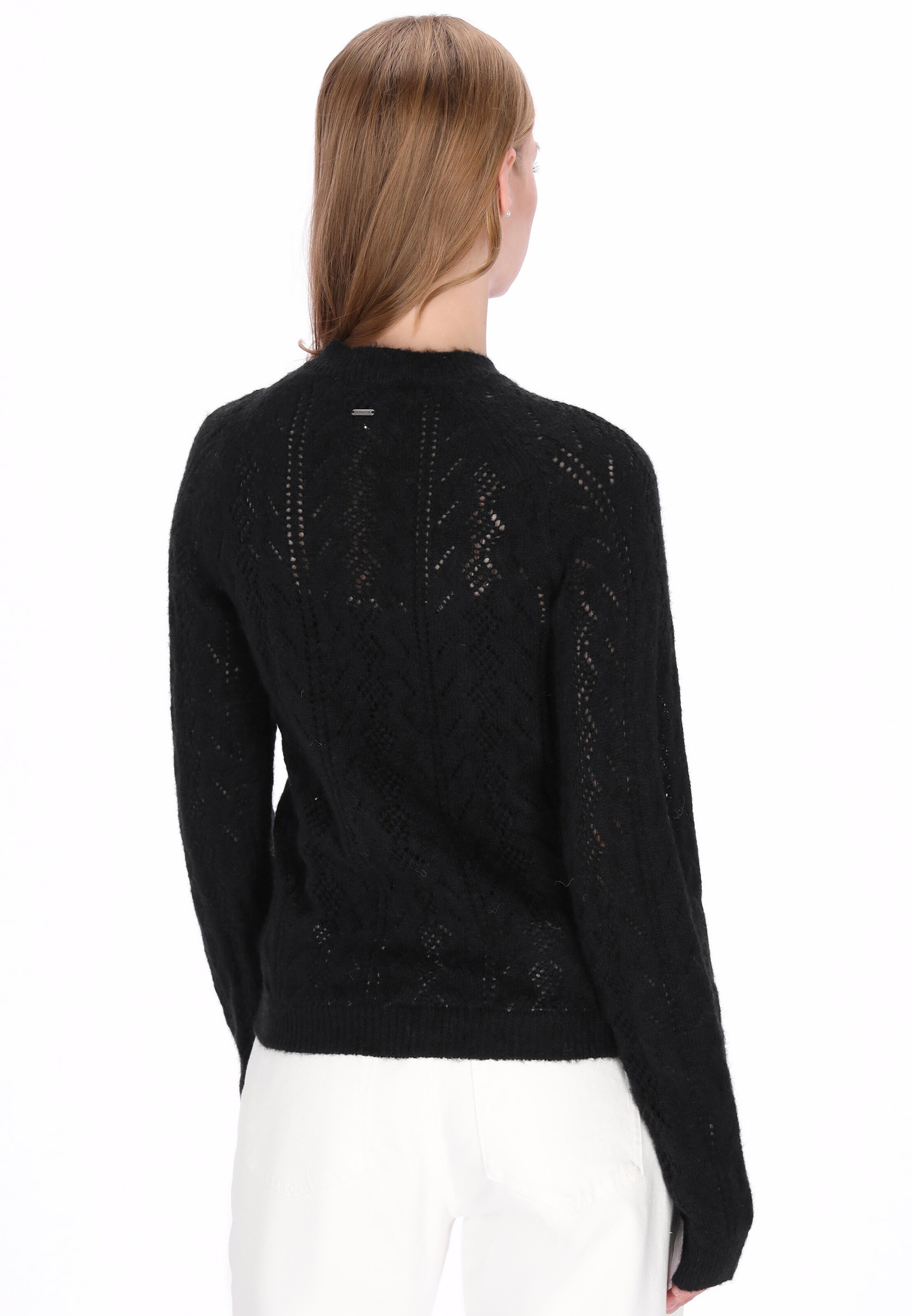 DreiMaster Vintage Gebreid vest 'Vintage' in Zwart