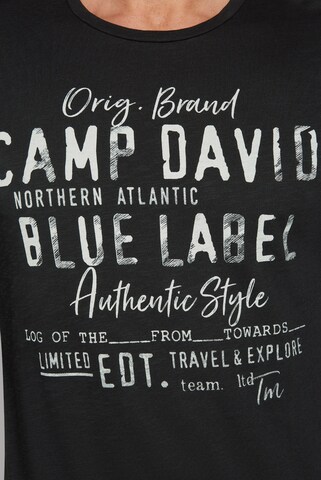 CAMP DAVID Shirt in Black