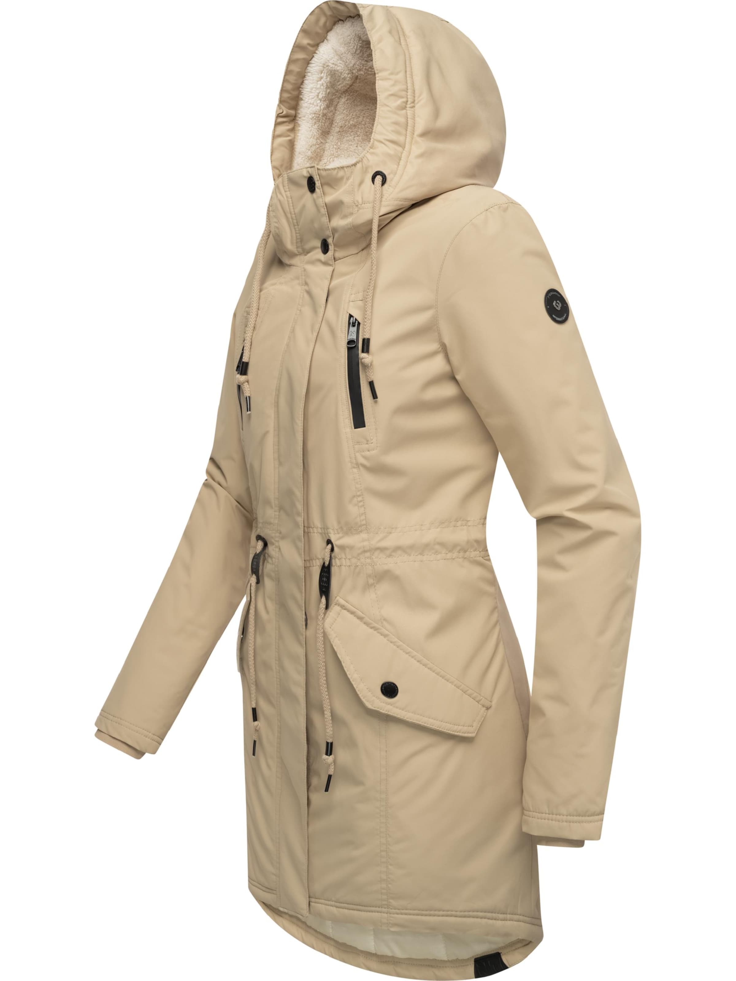 Parka invernale 'Elsien' di Ragwear in beige