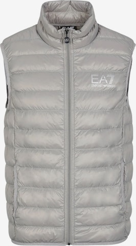 Gilet di EA7 Emporio Armani in grigio: frontale