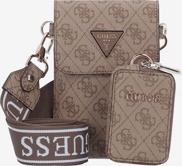 GUESS - Mala de ombro 'Latona' em bege