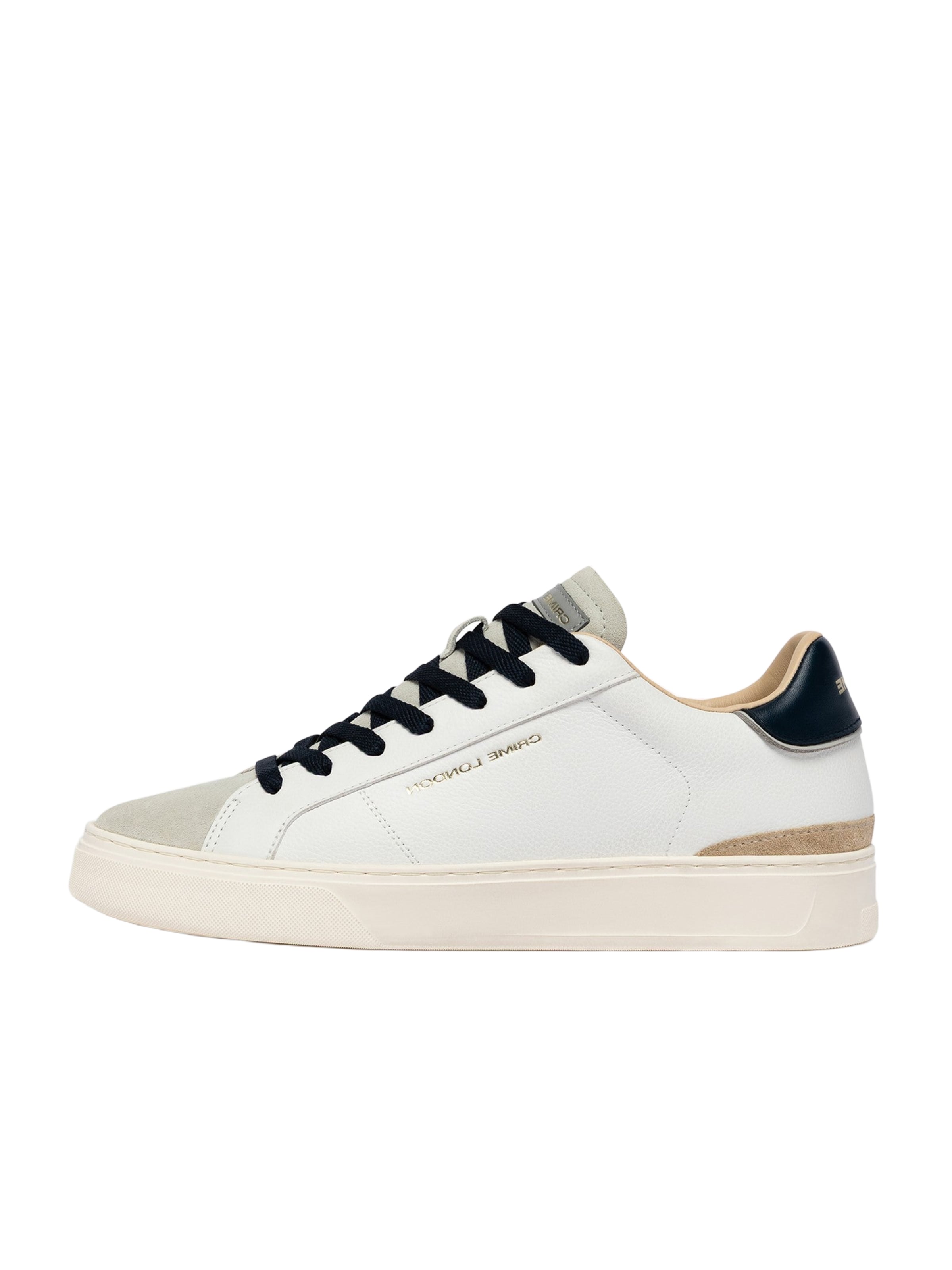 Crime London Sneakers laag in Wit: voorkant