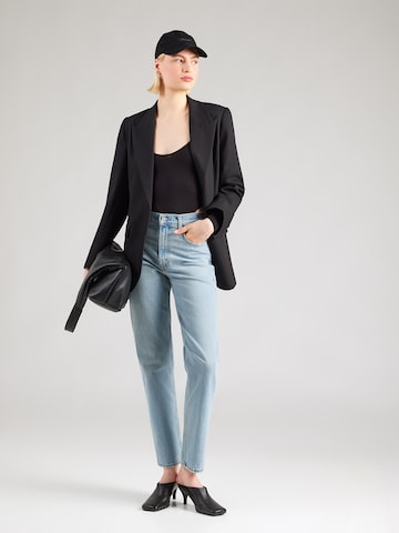 Abercrombie & Fitch Úzky strih Džínsy - Modrá