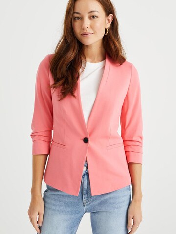 WE Fashion Blazer in Pink: front