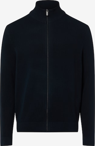 Vestes en maille Nils Sundström en bleu : devant