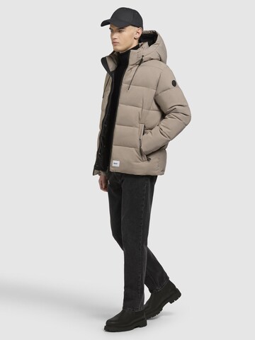 khujo Wintermantel in Beige