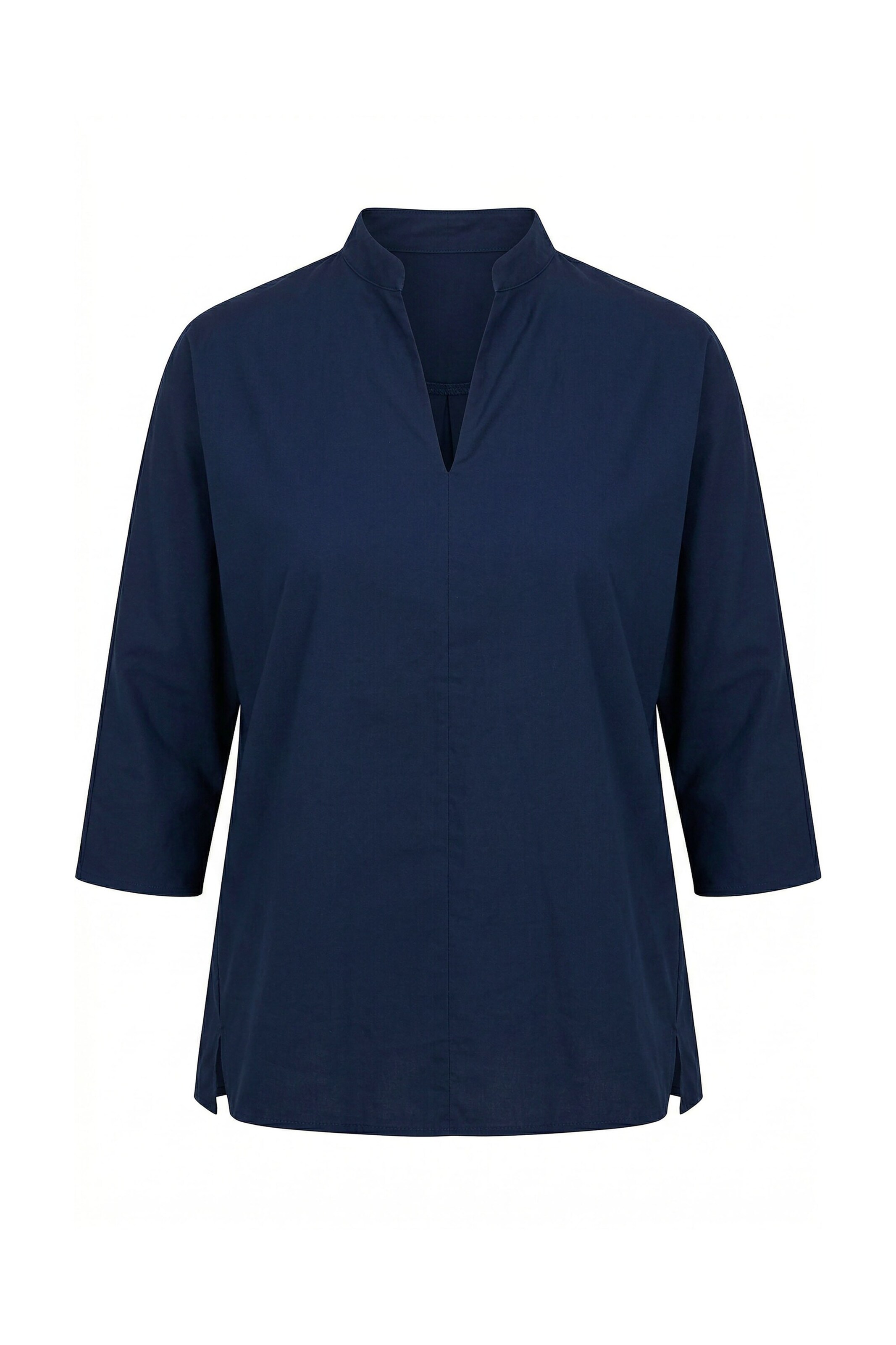 Ulla Popken Blouse in Blauw: voorkant