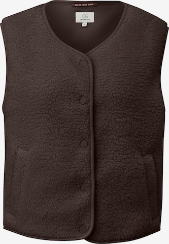 Gilet QS en marron : devant