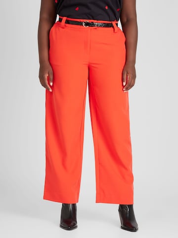 Loosefit Pantalon chino 'VISTARRY' EVOKED en rouge : devant