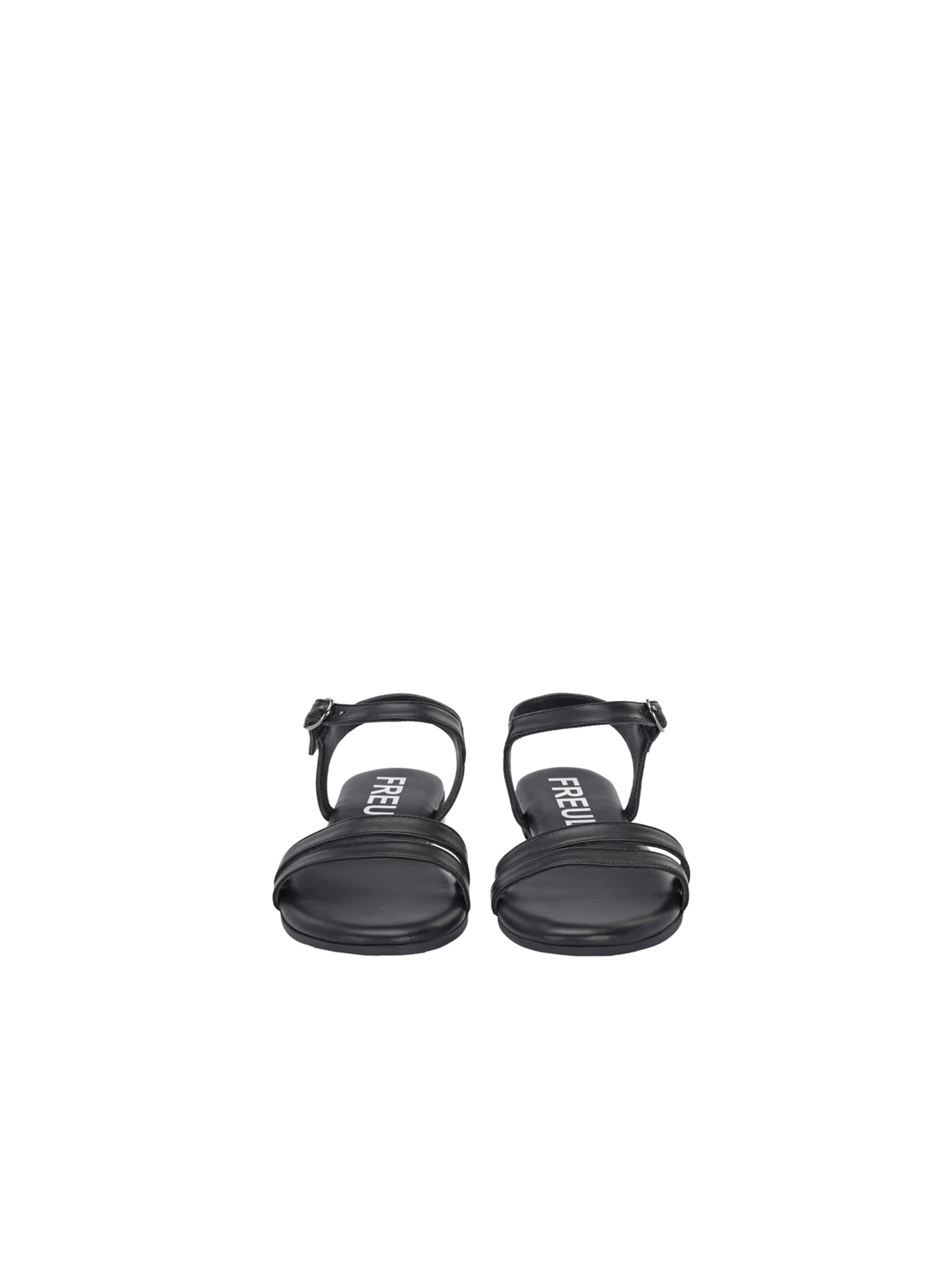 FREUDE Strap sandal 'Asti' in Black