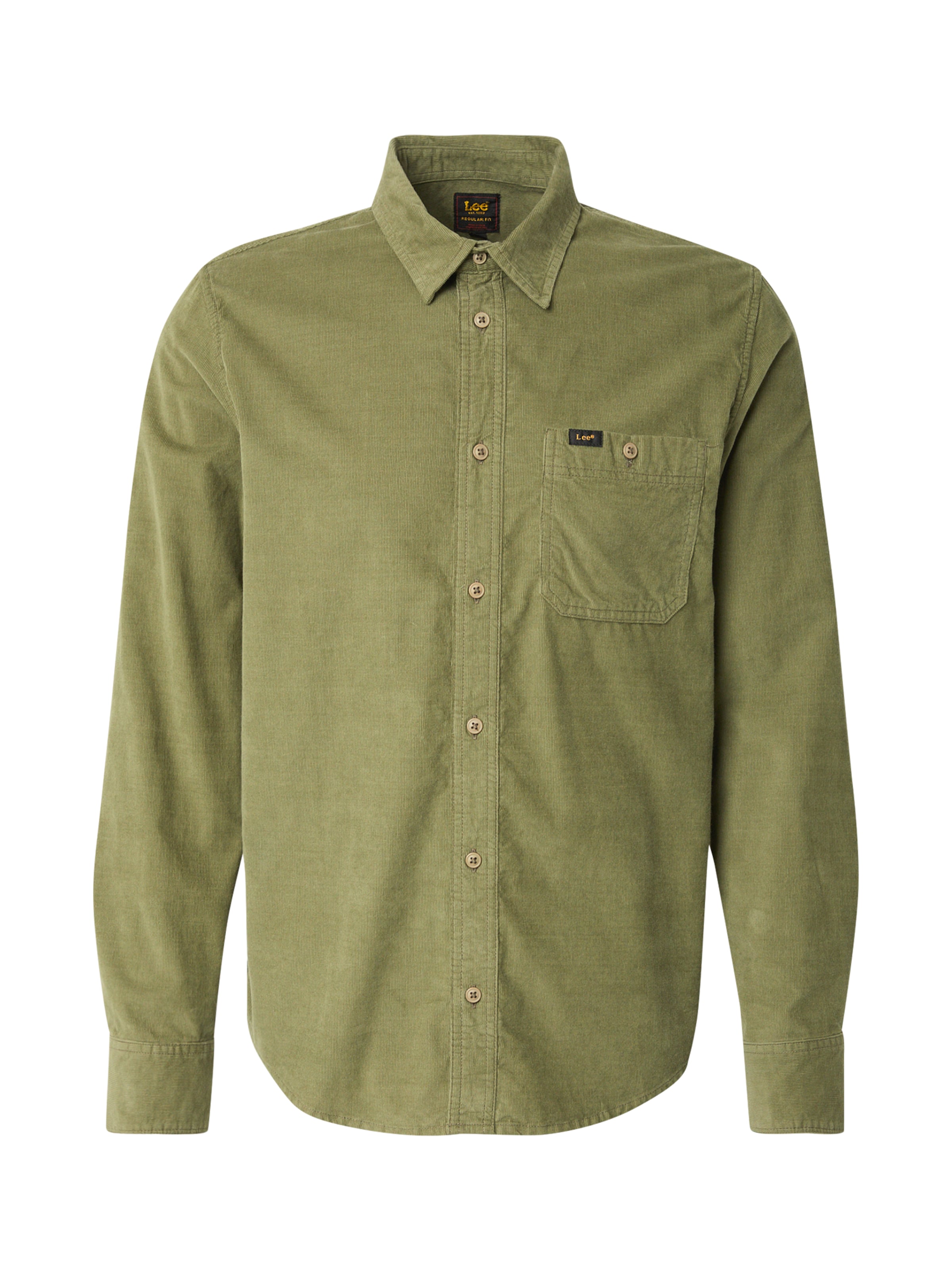 Lee Рубашка в Зеленый: спереди