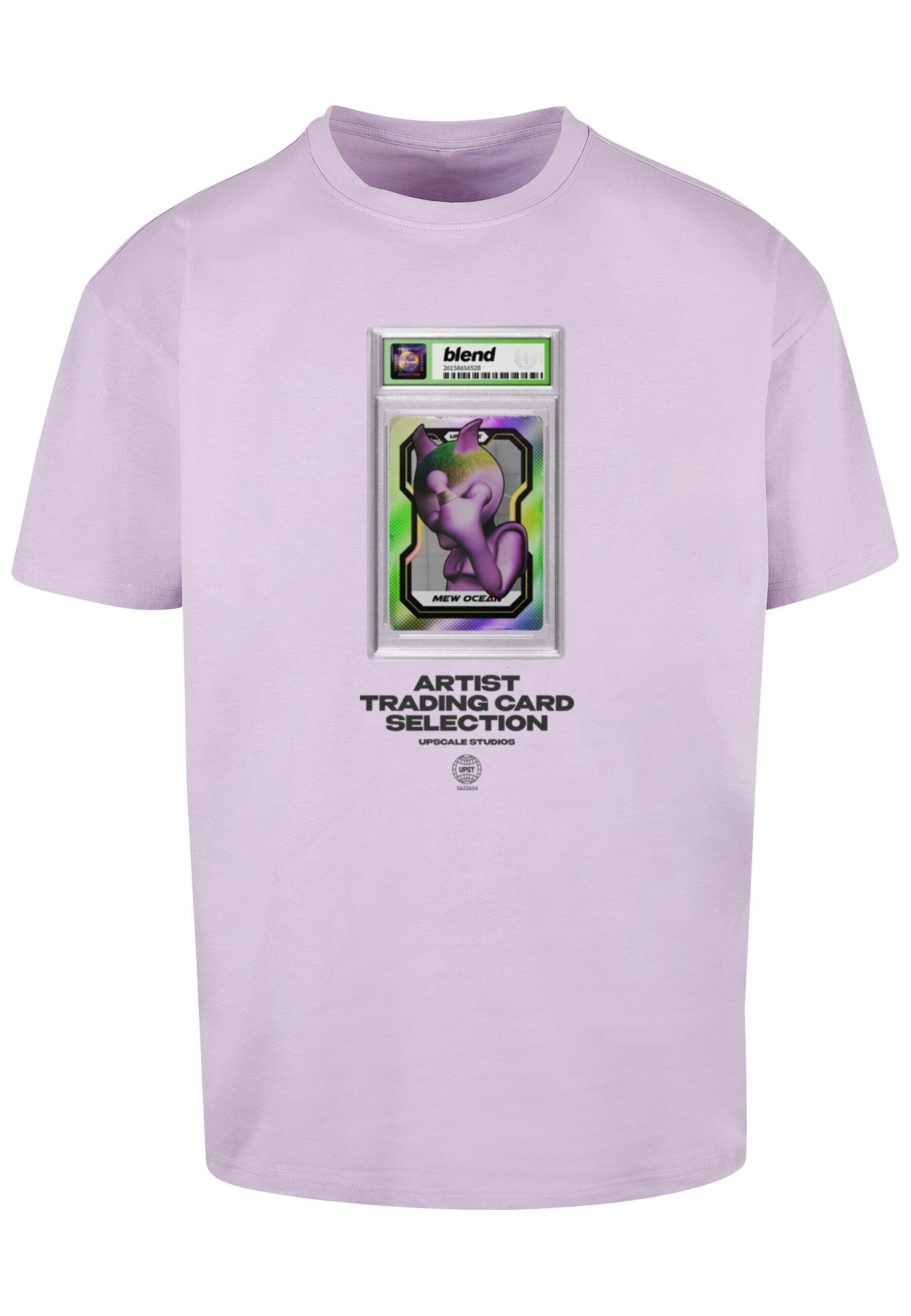 MT Upscale Μπλουζάκι 'Blend' σε λιλά: μπροστά