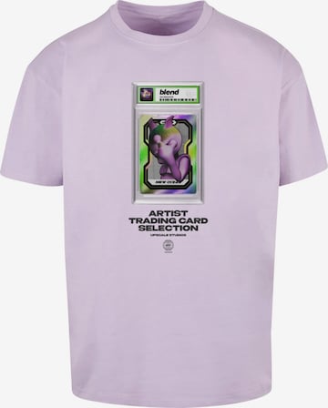 T-Shirt 'Blend' MT Upscale en violet : devant